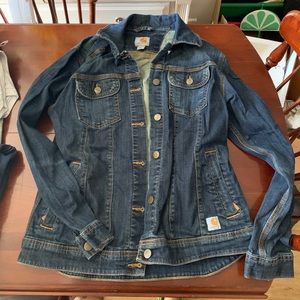 Carhartt Denim Jacket Size Medium Womens
